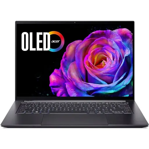 Ноутбук Acer Swift X 14 SFX14-73G 14.5" 2.8K OLED Intel U7-255H 32GB F1TB NVD5060-8 Win11 сірий - фото 1