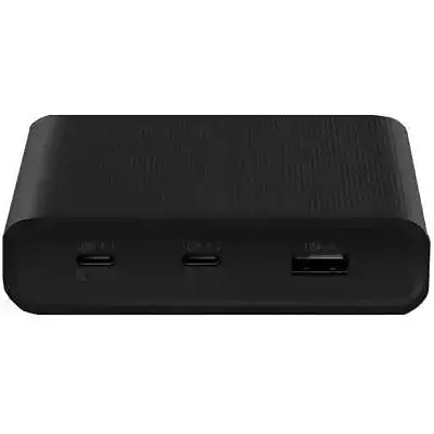 Зарядний пристрій ZMI 65W 3 порти 2C + 1 A з кабелем Type-C 1m чорний - фото 1