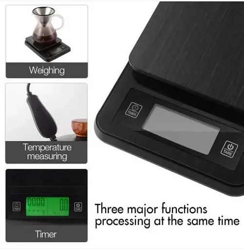 Ваги кухонні з таймером і термощупом 3000г/1г - фото 6