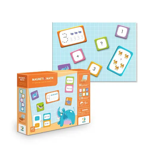Развивающая магнитная игра "Математика" DoDo 200215, 139 эл - фото 5