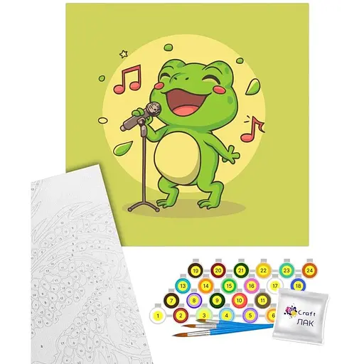 Картина за номерами Art Craft Зірка боліт 30х30 см (15615-AC) - фото 1