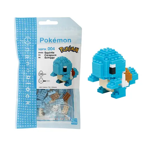 Конструктор Nanoblock Сквиртл 120 элементов (124140) - фото 4