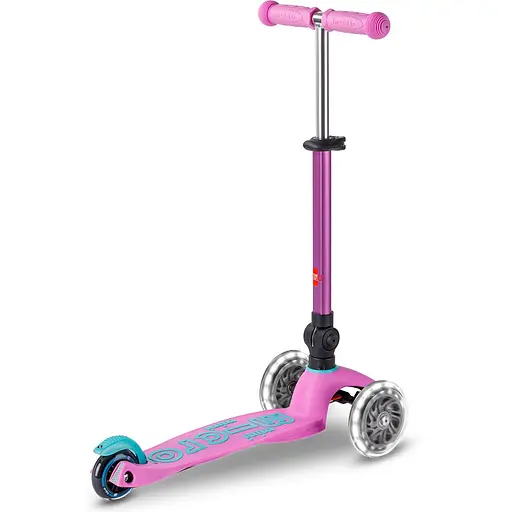 Самокат Micro Mini Deluxe Foldable LED Лавандовий (MMD398) - фото 2