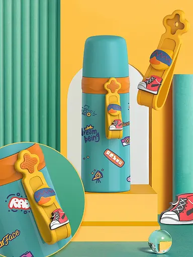 Термос дитячий Happy Day 350 мл з нержавіючої сталі з колбою для сублімації - фото 5