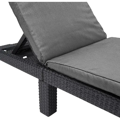 Шезлонг пластиковий Keter Daytona, сірий - фото 6