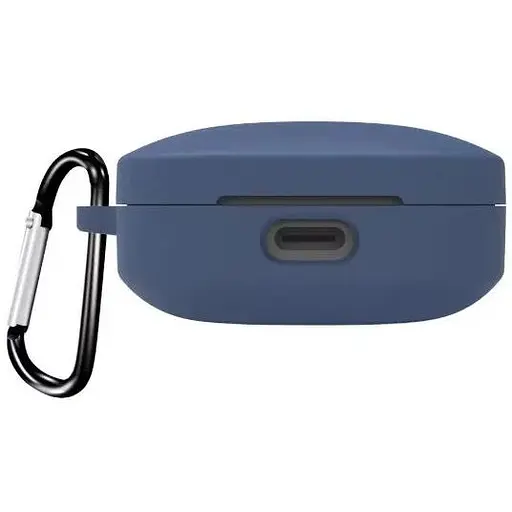 Чохол-накладка DK для Xiaomi Redmi Buds 6 Active | Silicone Candy Friendly з карабіном (dark blue)