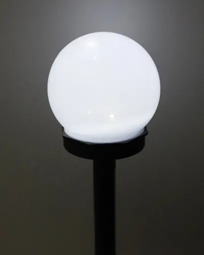 Вуличний світильник на сонячній батареї Goldlux 304711 Ball LED 6500K IP44 чорний - фото 2