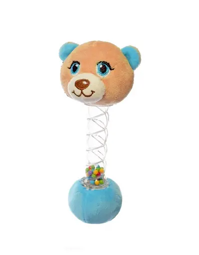 Погремушка животная, 20 см, плюш (в ассортименте)