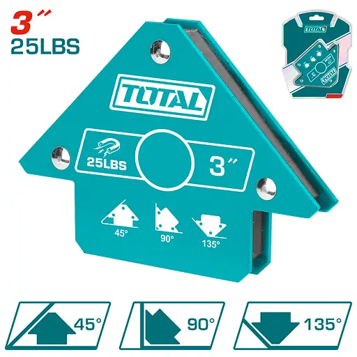 Угольник магнитный для сварки Total TAMWH25032 - фото 2