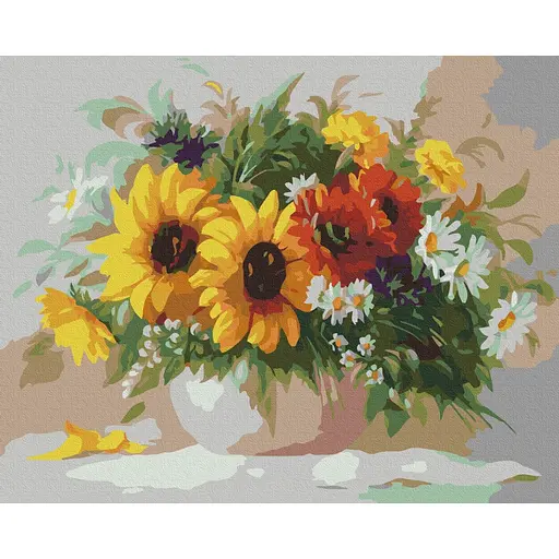 Картина за номерами Сонячний натюрморт Brushme 40x50 см кольорова 000276487