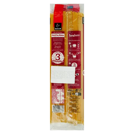 Макаронные изделия Gallo Spaghetti Pastafina 400 г - фото 2