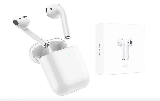 Бездротові навушники Borofone BW25 TWS Bluetooth 5.3, з мікрофоном, білі - фото 2