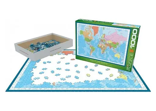 Пазл EuroGraphics Мапа світу 1000 ел. (6000-1271) - фото 3