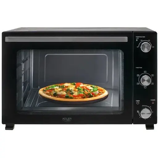 Електрична духовка Adler AD 6028 60 л 2000 Вт гриль конвекція 5 режимів таймер аксесуари - фото 1