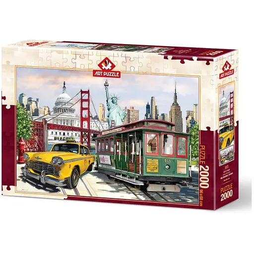 Пазл Art Puzzle Коллаж США 2000 эл. (5473) - фото 1