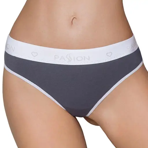 Спортивные трусики-стринги Passion PS007 Panties dark grey L