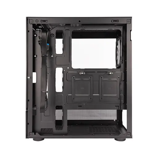 Корпус 1stPlayer Mi7-A-BK-2F7R-1F7 Black без БП - фото 5