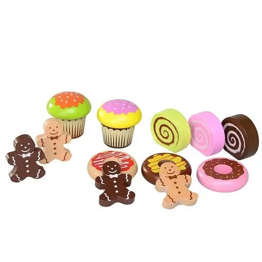 Игровой набор деревянные пирожные IE574