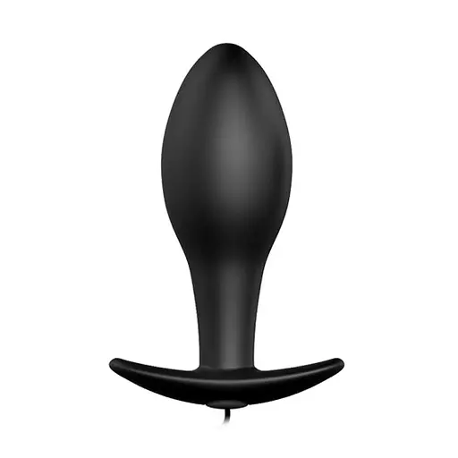 Анальна пробка Pretty Love Vibrating Butt 7.5 см (чорний) - фото 2
