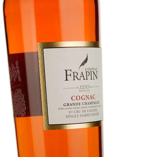 Уценка. Коньяк Frapin 1270 40% 0.7 л в подарочной коробке + 2 бокала - фото 4