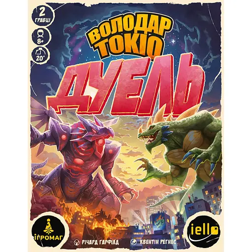 Настільна гра Ігромаг Володар Токіо. Дуель (King of Tokyo: Duel) (укр.) (8028) - фото 1