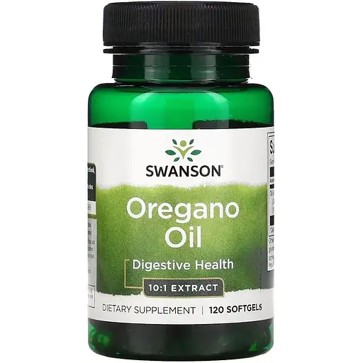 Натуральная добавка Swanson Oregano Oil 10:1 Extract, 120 капсул