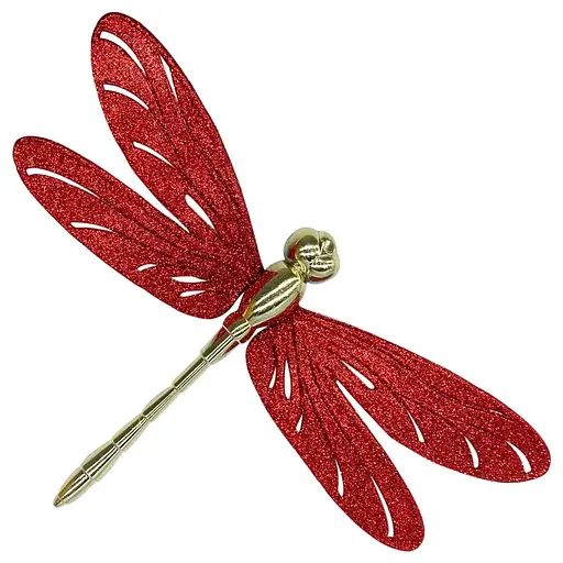 Ялинкова іграшка MIS LT Бабка мала 15х9х1,5 см червоний - фото 1