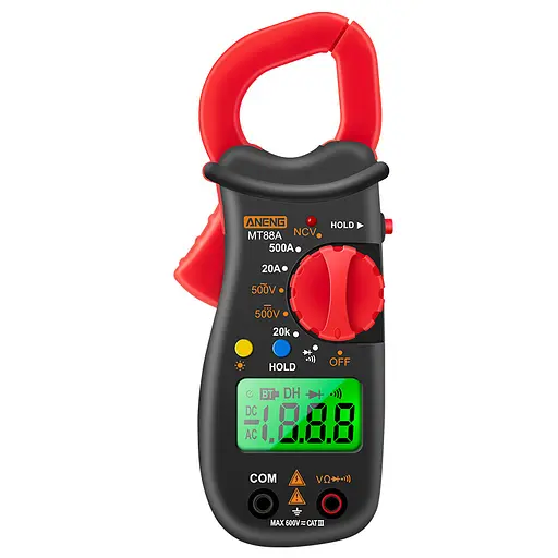 Токовые клещи Aneng MT88A Измерение: V (AC/DC) A (AC) Ω, NCV - фото 2
