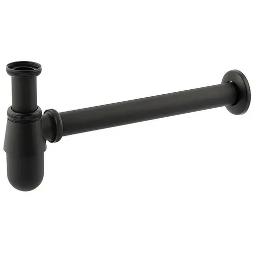 Сифон для раковини Mixxus Siphon-01 Black без випуску AC3571, Чорний матовий - фото 1