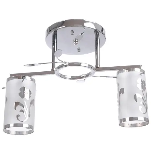 Люстра потолочная Brille для кухни E14 40W CH (LK-357C/2)