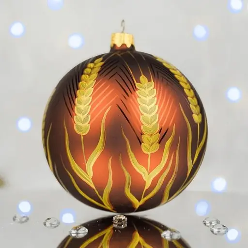 Ялинкова прикраса Санта Шоп Колосся скло (4820001180060) - фото 2