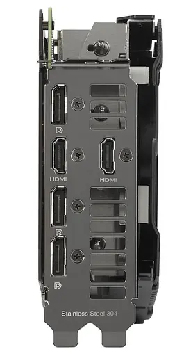 Видеокарта ASUS RTX 3060Ti 8Gb TUF Gaming OC LHR (TUF-RTX3060TI-O8G-V2-GAMING) (GDDR6, 256 bit, PCI-E v4.0 x16) Б/у - фото 5