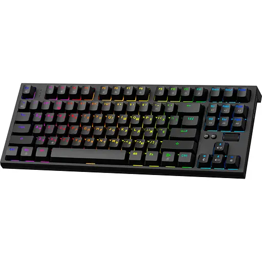 Клавіатура GamePro MK180B Hot-Swap Red Swich RGB USB Black (MK180B) [121466] - фото 2