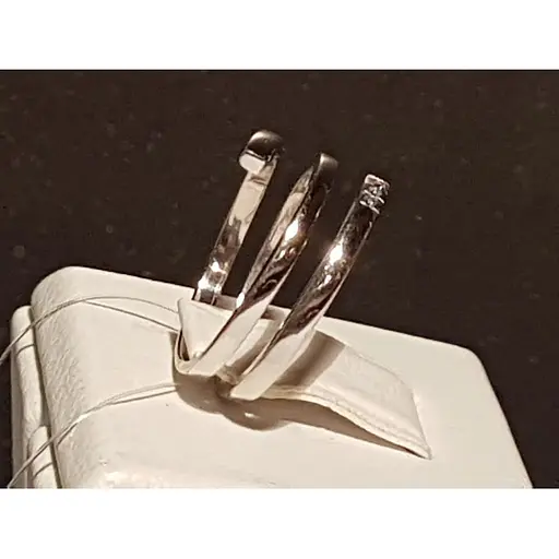 Срібне кільце Qvaliz з фіанітами. 901-00958 15 - фото 4