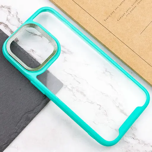 Чехол Epik TPU+PC Lyon Case для Apple iPhone 13 Pro 6.1 Green - фото 5