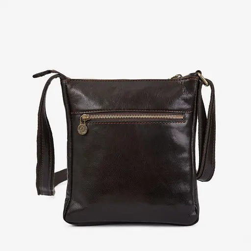 Шкіряна чоловіча сумка VIRGINIA CONTI 22х24х4 см sum0023786 - фото 2