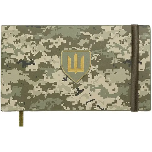 Еженедельник датированный Buromax Military 2026 153 x 87 мм искусственная кожа светло-зеленый (BM.2908-15)