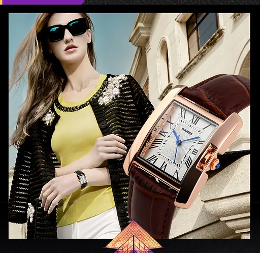 Наручний годинник жіночий 1085BN Brown Skmei acs0030861 - фото 4