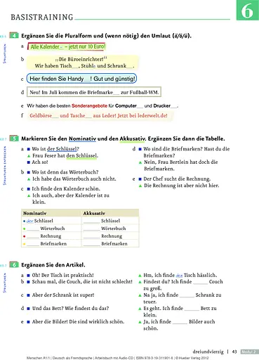 Menschen A1/1. Arbeitsbuch mit Audio-CD - фото 3