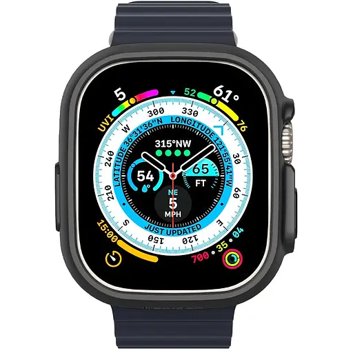 Spigen Чохол-накладка для Apple Watch Ultra (49mm) Thin Fit, Black