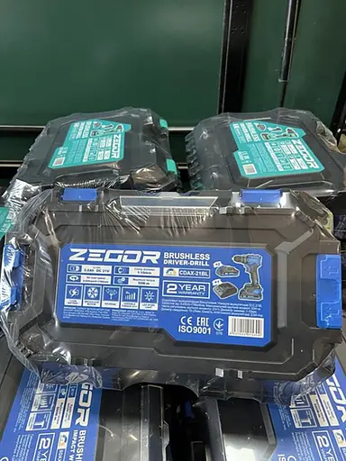 Шуруповерт аккумуляторный универсальный Zegor CDAX-21BL/21В/50 Нм/две скорости/2 батареи 21 В 2 Ач/Реверс/Подсветка
 - фото 10