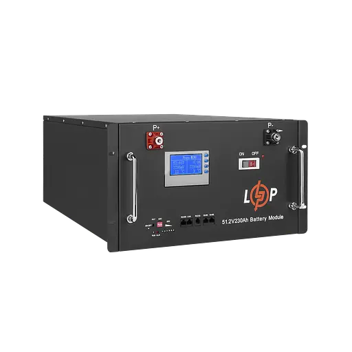 Акумулятор LP LiFePO4 48V (51,2V) - 230 Ah (11776Wh) (Smart BMS 200A) с LCD RM - фото 3