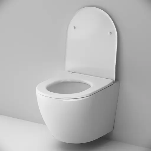 Унитаз подвесной AquaSpin Am.Pm Like с сиденьем микролифт белый CLA1900SC, Белый - фото 4