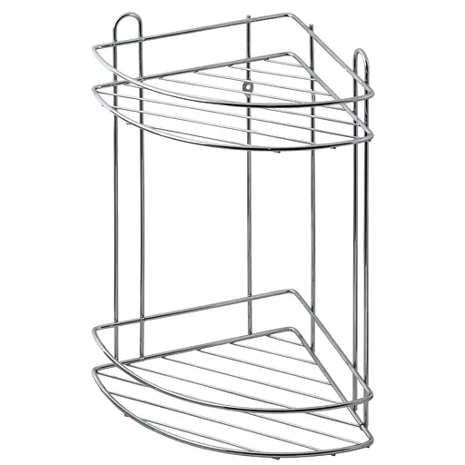 Полиця кутова Ekodeo 2-ярусна Simple хром (L3222)