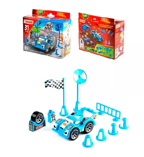 Детский конструктор “Автоклуб” М-4 (Макларен) 71191 с наклейками - фото 2