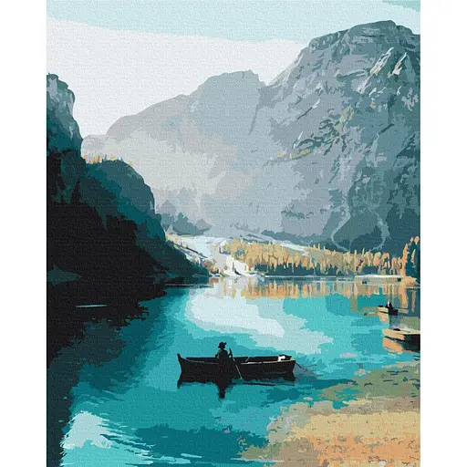 Картина по номерам Прогулка в лодке Brushme 40x50 см разноцветная 000276782