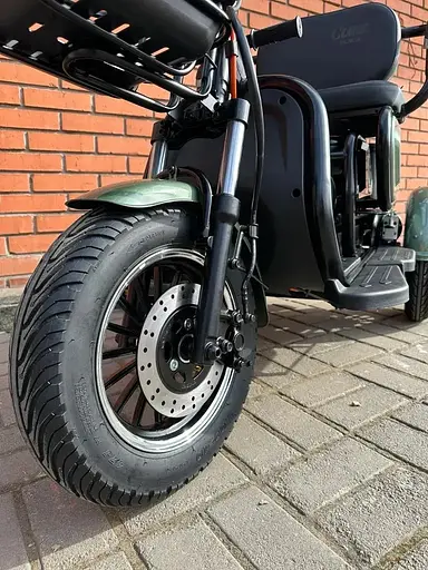 Електроскутер Триколісний Corso Logan (1200W 72V/23Ah) Зелений - фото 6