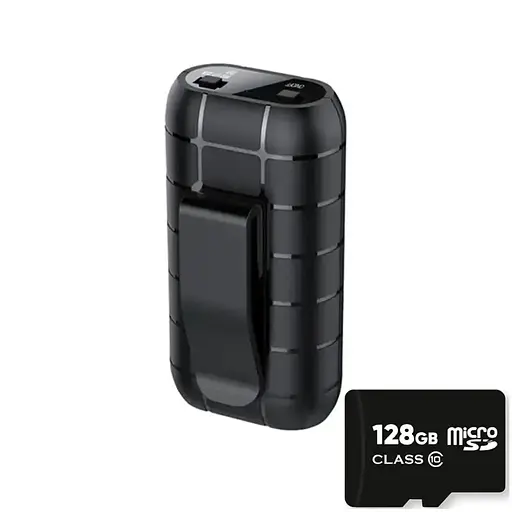 Мини диктофон с большим временем работы Nectronix A50+ с памятью 128 Гб клипса магнит - фото 5