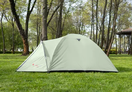 Туристическая палатка трехместная Time Eco Travel-3, светлый хаки - фото 4