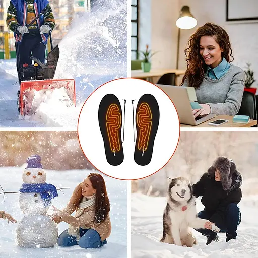 Dr.warm Electric Power USB Теплові устілки для чоловіків та жінок, зимові мисливські черевики, взуття, теніс, риболовля - фото 8
